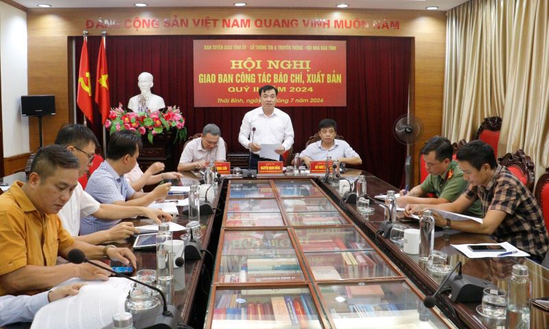 Thái Bình giao ban công tác báo chí, xuất bản quý II/2024
