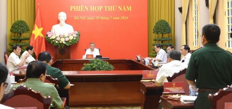 Chủ tịch nước Tô Lâm chủ trì Phiên họp thứ 5 Hội đồng Quốc phòng và An ninh
