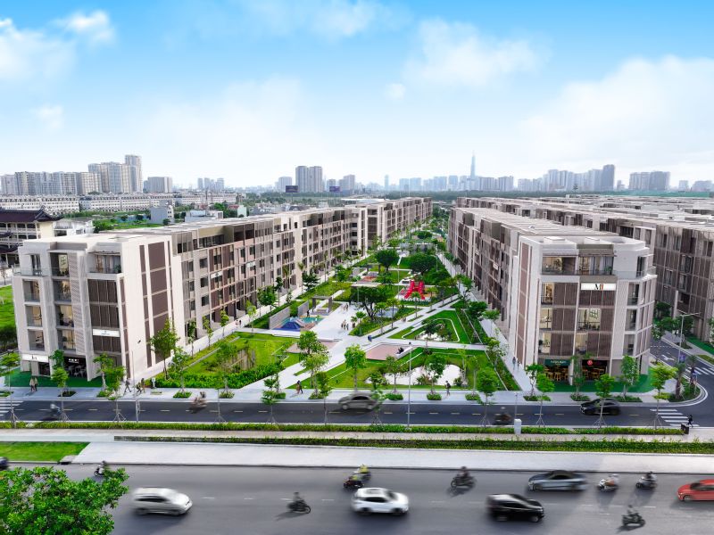 Giải mã sức hút nhà phố SOHO mặt tiền Đỗ Xuân Hợp