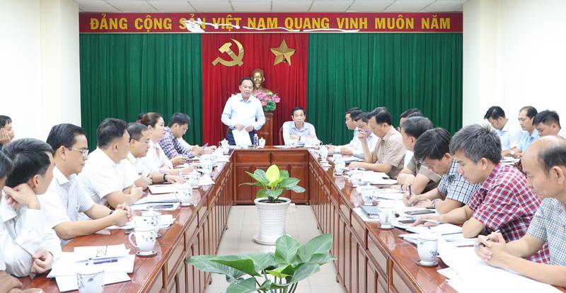 “Tập trung tháo gỡ các khó khăn, vướng mắc để thực hiện đấu giá các khu đất theo kế hoạch”