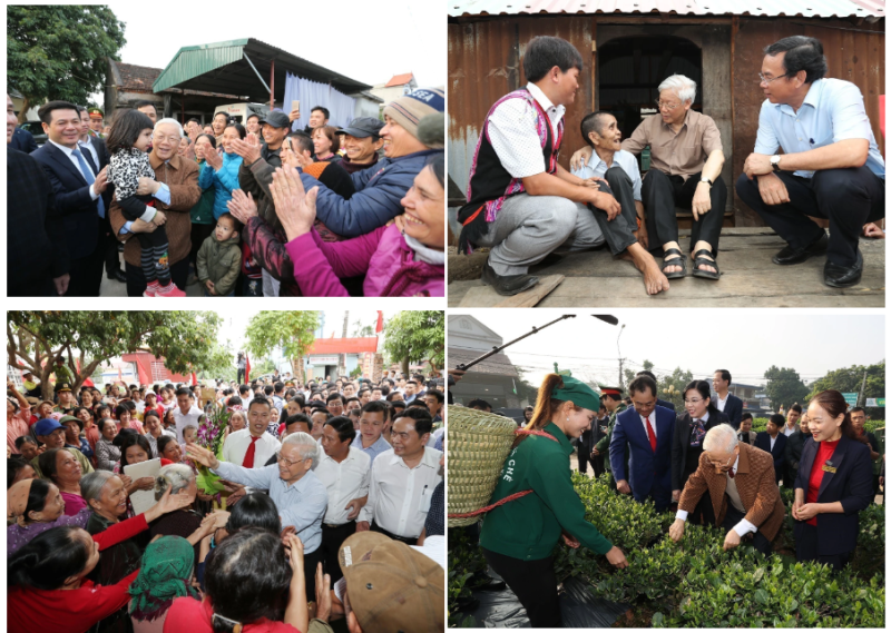 Tổng Bí thư Nguyễn Phú Trọng luôn gần dân, sát dân, vì lợi ích của dân