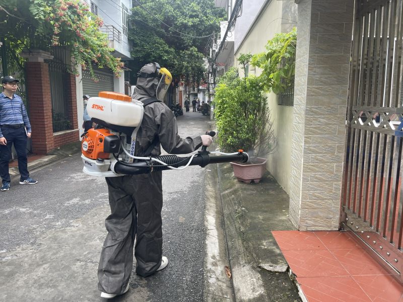 UBND quận Lê Chân ra quân xử lý ổ dịch sốt xuất huyết Dengue