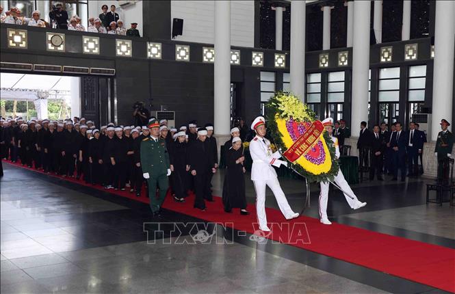 Bắt đầu Lễ viếng Tổng Bí thư Nguyễn Phú Trọng