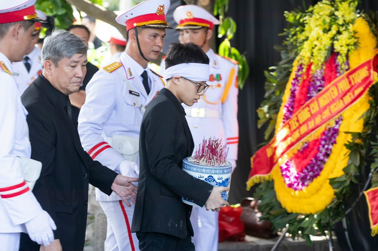 Lễ di quan, an táng Tổng Bí thư Nguyễn Phú Trọng. Ảnh chinhphu.vn.