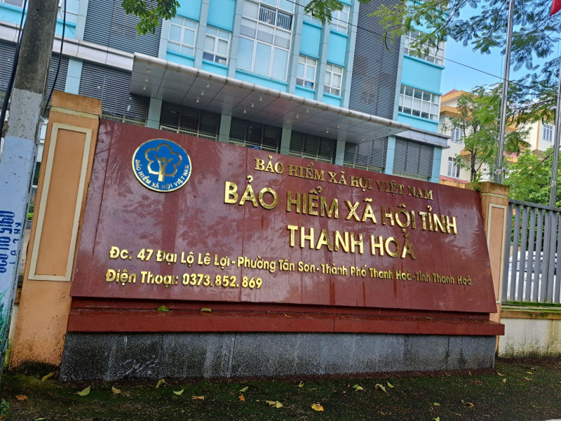 Trụ sở BHXH tỉnh Thanh Hóa.