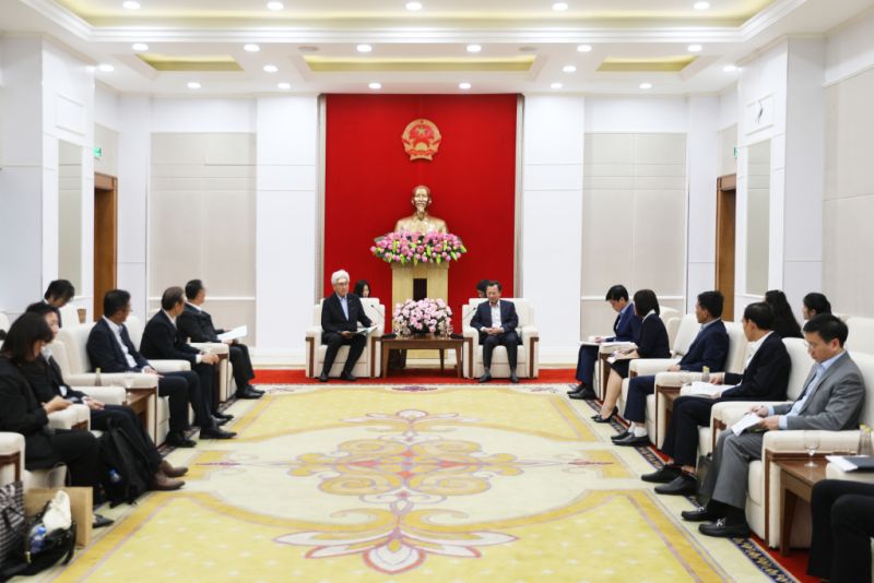 Chủ tịch tỉnh Quảng Ninh tiếp xã giao Chủ nhiệm Ủy ban Môi trường Hạ viện Nhật Bản
