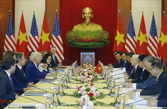 Tổng thống Hoa Kỳ Joe Biden có chuyến thăm cấp Nhà nước tới Việt Nam vào tháng 9-2023. Ảnh: TTXVN