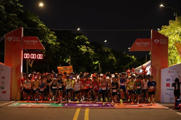 giải chạy thường niên Run to Heart 2024 đã diễn ra tại Khu Đô thị Vạn Phúc City thu hút rất nhiều vận động viên, runner, khách tham quan đến tham dự