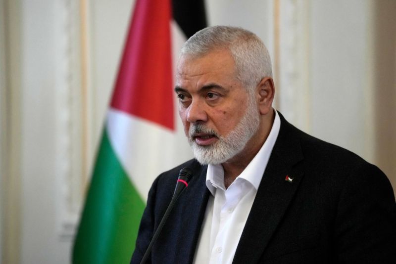 Lãnh đạo phong trào Hamas Ismail Haniyeh. Ảnh: AP