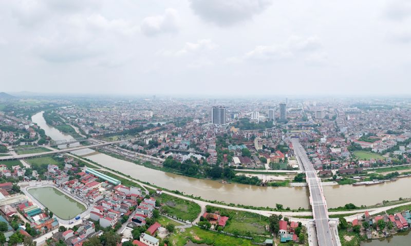 Một góc đô thị Bắc Giang.