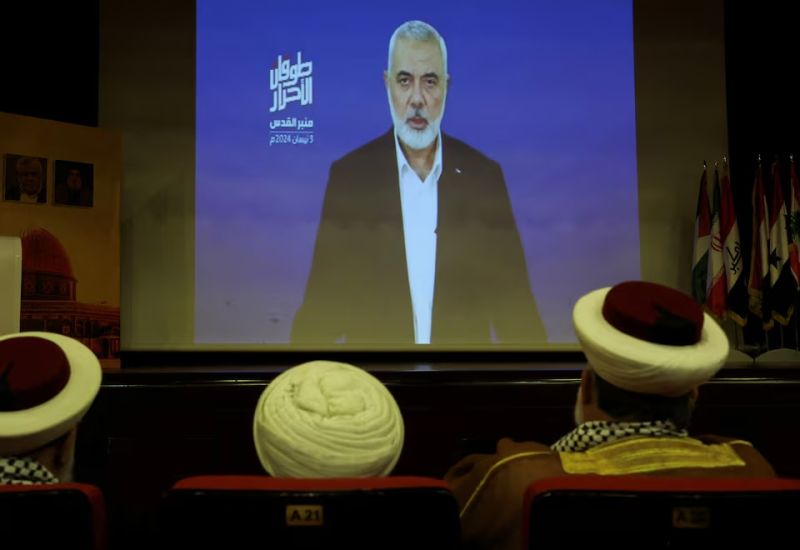 Thủ lĩnh Hamas Ismail Haniyeh bị ám sát tại Tehran khi ông tới đây để tham dự lễ nhậm chức của tân Tổng thống Iran. Ảnh: Reuters