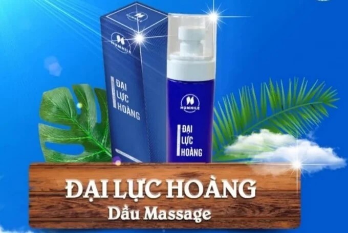 Đình chỉ, thu hồi trên toàn quốc dầu massage Đại Lực Hoàng