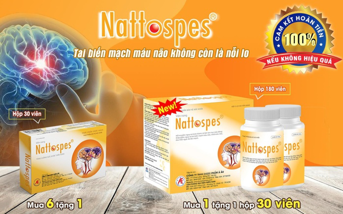 Nattospes giúp phòng ngừa đột quỵ não hiệu quả