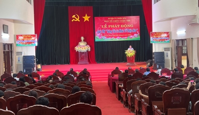 12 tác phẩm vào chung kết cuộc thi “Sáng tác ca khúc về Thiệu Hóa”