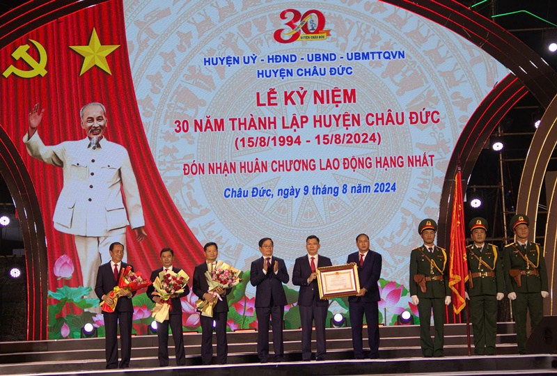 Châu Đức sẽ trở thành khu vực kinh tế năng động của Bà Rịa - Vũng Tàu