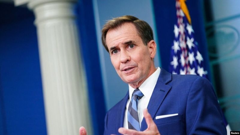 Phát ngôn viên Hội đồng An ninh Quốc gia Mỹ John Kirby. Ảnh: Reuters