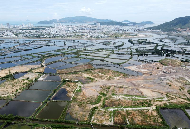 Hiện trạng Khu đô thị - công viên - trung tâm hành chính mới tỉnh Khánh Hòa.