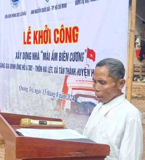 Ông Hồ A Tay chia sẽ: “Tôi là đối tượng Bệnh binh, gia đình có 7 người con, thuộc diện hộ cận nghèo.