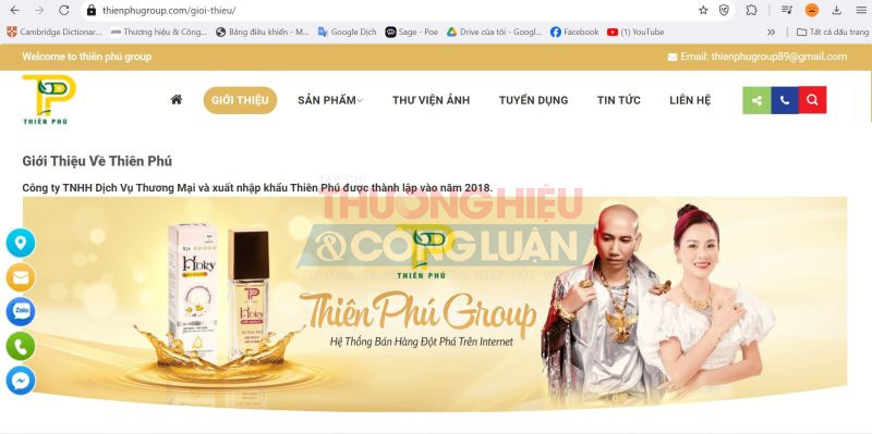 TPBVSK của Thiên Phú Group “thổi phồng” công dụng sản phẩm?