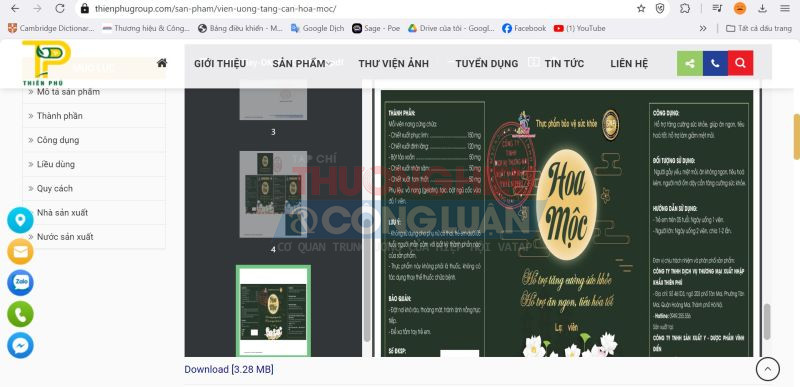 Công dụng ghi trên bản công bố sản phẩm (số: 1/2021/0108047148-DKCB) giấy phép của thực phẩm này chỉ là hỗ trợ tăng cường sức khỏe, giúp ăn ngon, tiêu hóa tốt, hỗ trợ làm giảm mệt mỏi.