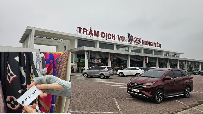 Tồn tại nhiều hàng hóa có dấu hiệu vi phạm tại một số trạm dừng nghỉ tuyến cao tốc Hà Nội – Hải Phòng