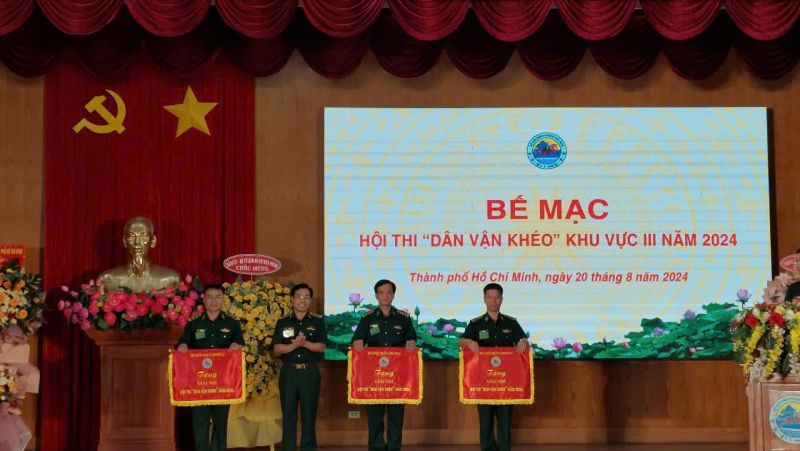 BĐBP tỉnh An Giang đoạt giải Nhì Hội thi Dân vận khéo khu vực III năm 2024