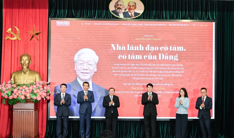 Khai trương trang thông tin đặc biệt về Tổng Bí thư Nguyễn Phú Trọng