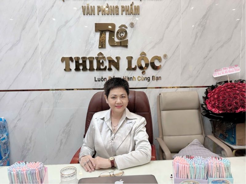 Doanh nhân Trần Huệ Ngọc - Người sáng lập Thương hiệu Bút bi Thiên Lộc