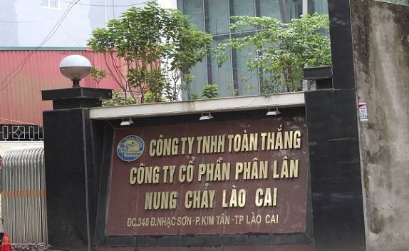 Trụ sở Công ty Cổ phần phân lên lung chảy Lào Cai