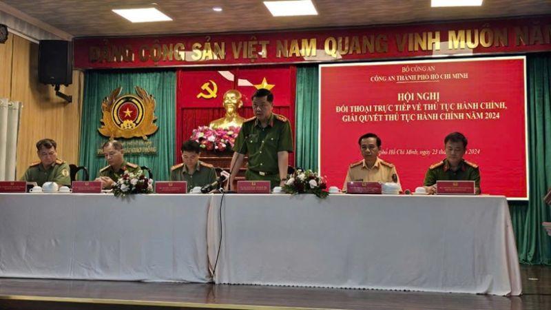 Công an TP. Hồ Chí Minh đã tiếp nhận và giải quyết hơn 6,1 triệu hồ sơ trên nhiều lĩnh vực