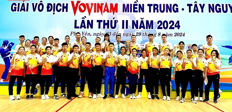 Tỉnh Thanh Hóa nhất toàn đoàn tại Giải vô địch Vovinam miền Trung - Tây Nguyên