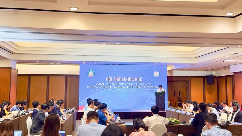 Hội thảo khoa học Quản lý nhà nước về tài sản mã hóa - Ảnh: VGP/HT