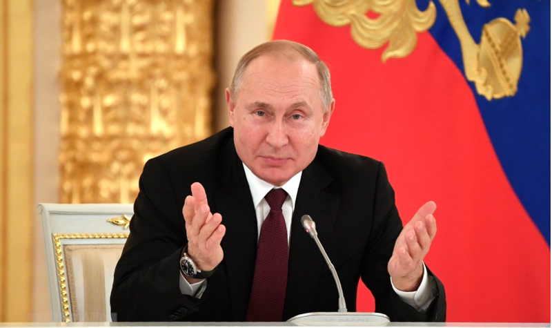 Tổng thống Nga Vladimir Putin tại Điện Kremlin ở Moskva, Nga. Ảnh TTXVN.