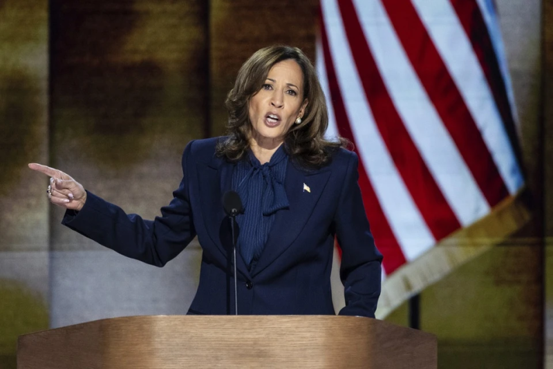 Bà Kamala Harris đã chính thức trở thành ứng viên của đảng Dân chủ sau kỳ đại hội tại Chicago vừa qua. Ảnh: Politico.