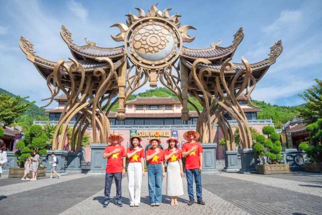 Tại Khu du lịch Sun World Bà Nà Hills