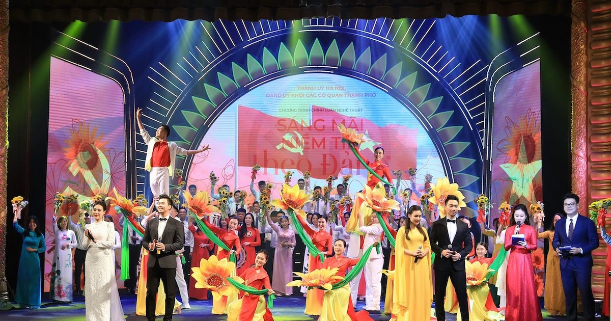 Chương trình chính luận nghệ thuật “Sáng mãi niềm tin theo Đảng”