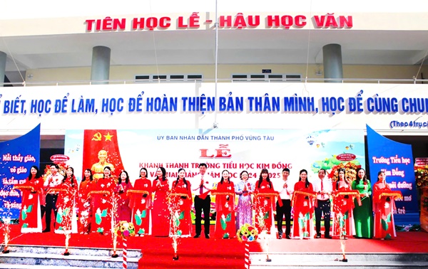 Lễ khánh thành Trường Tiểu học Kim Đồng (Vũng Tàu) và khai giảng năm học mới