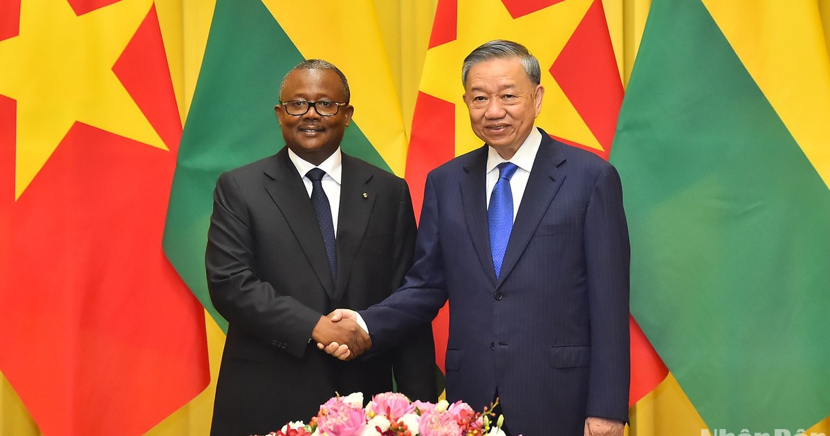 Tổng Bí thư, Chủ tịch nước Tô Lâm hội đàm với Tổng thống Cộng hòa Guinea-Bissau Umaro Sissoco Embaló