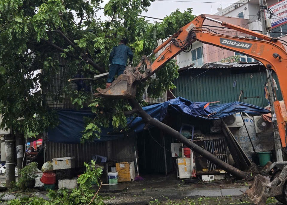 Thành phố Phúc Yên đang tích cực triển khai các công tác khắc phục hậu quả của bão số 3.