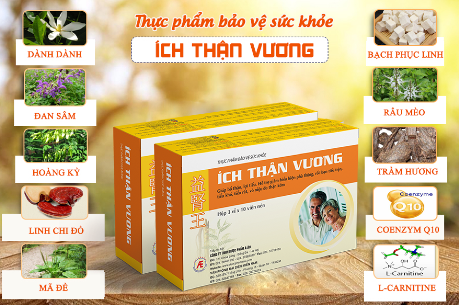 Ích Thận Vương chuyên dùng cho người suy thận, chức năng thận kém