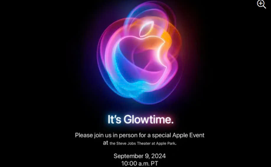 It's Glow Time, sự kiện quan trọng nhất trong năm của Apple, sẽ diễn ra lúc 0 giờ ngày 10.9 giờ Việt Nam