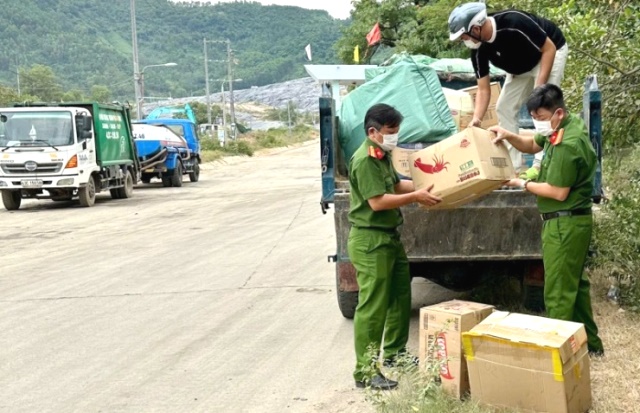 Phần lớn sản phẩm bị thu giữ được nhập lậu từ nước ngoài.