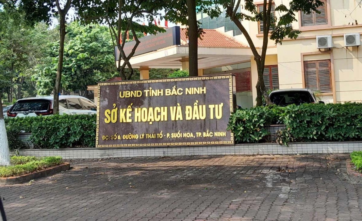 Sở Kế hoạch & Đầu tư tỉnh Bắc Ninh.