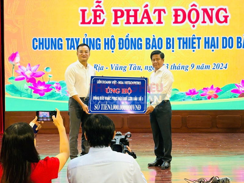 Liên doanh Viêt - Nga Vietsovpetro ủng hộ