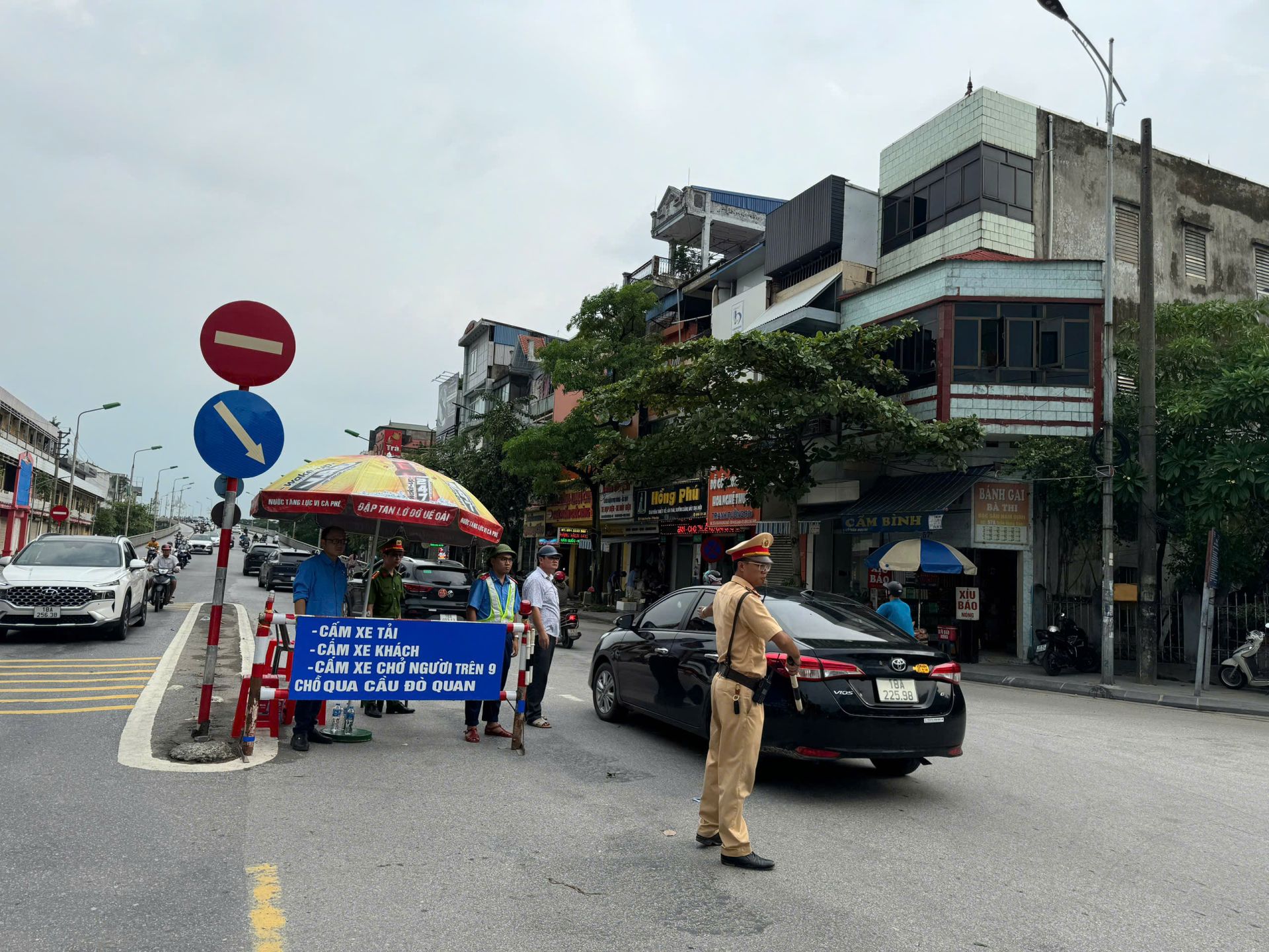 Kết thúc thời gian hạn chế phương tiện lưu thông trên cầu Đò Quan, Nam Định