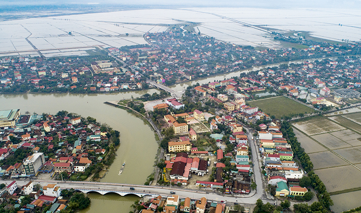 Một góc huyện Lệ Thuỷ.