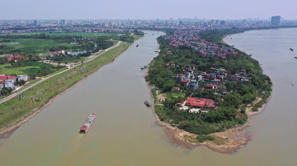 Đê sông Hồng. Ảnh chinhphu.vn.