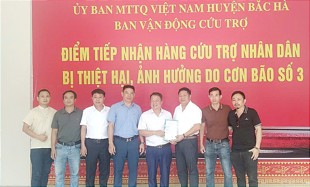 Lào Cai: Huyện Bắc Hà tiếp nhận hơn 1,6 tỷ đồng hỗ trợ đồng bào vùng thiên tai