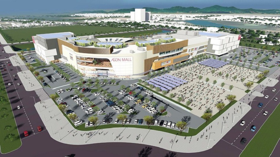 Phối cảnh Trung tâm thương mại Aeon Mall Thanh Hóa.