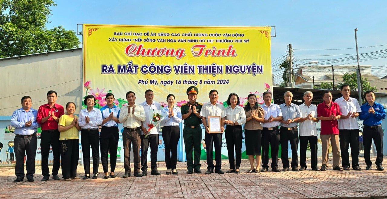 “Công viên thiện nguyện” tại phường Phú Mỹ